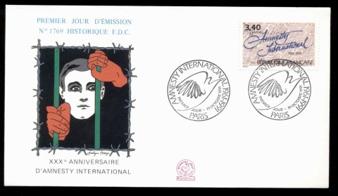 France-1991-Amnesty-International-FDC