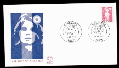 France-1992-Marianne-4-20f-FDC