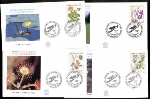 France-1992-Plants-4x-FDC