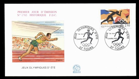 France-1992-Summer-Olympics-Barcelona-FDC