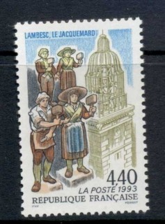 France-1993-Clock-Tower-Statues-MUH