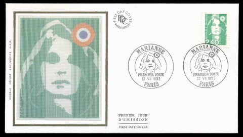 France-1993-Marianne-2-40f-FDC