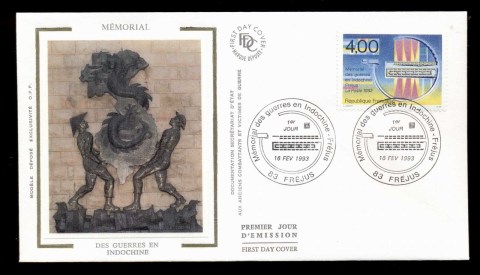 France-1993-Memorial-to-Indochina-war-FDC