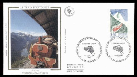 France-1993-Train-to-Lake-Altrouse-FDC