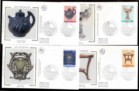 France-1994-Decorative-Arts-4x-FDC