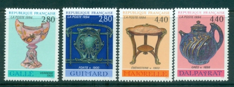 France-1994-Decorative-Arts-MUH-lot35876