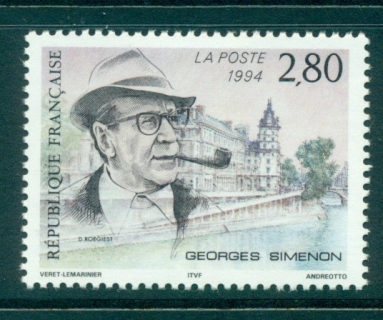 France-1994-Georges-Simenon-MUH-lot35901