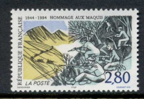 France-1994-Resistance-of-the-maquis-MUH