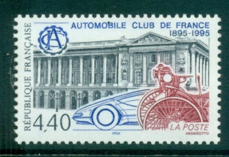 France-1995-Automobile-Club-of-France-MUH-lot35974