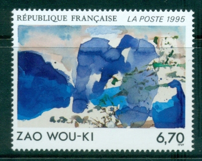 France-1995-Contemporary-Art-Zao-Wou-ki-MUH-lot35913