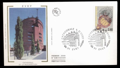 France-1995-Evry-Cathedral-FDC