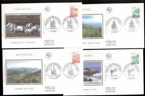 France-1995-Scenes-of-France-4x-FDC