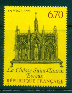 France-1995-St-Taurins-Reliquary-MUH-lot35915