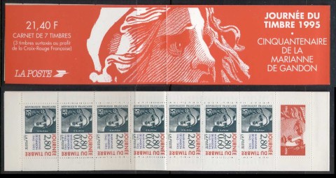 France-1995-Stamp-day-booklet-MUH