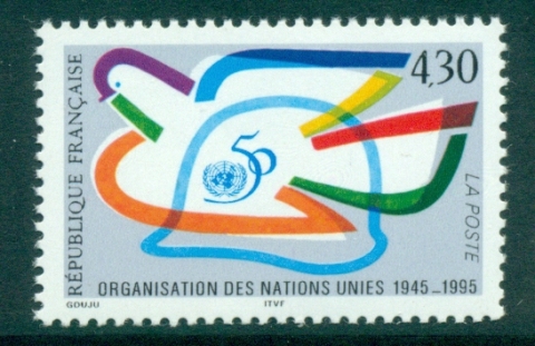 France-1995-UN-Anniv-MUH-lot35975