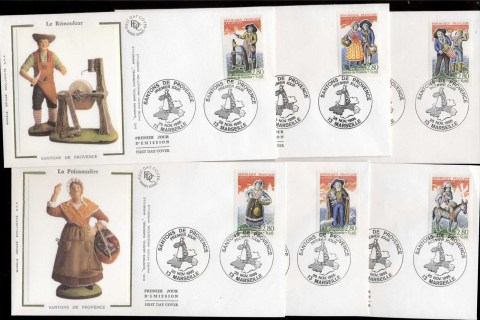 France-1995-Workers-6x-FDC