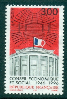 France-1996-Economic-Social-Council-MUH-lot36007