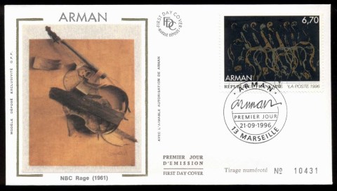 France-1996-Imprints-of-Cello-Fragments-FDC