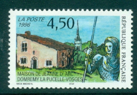 France-1996-Joan-of-Arcs-House-MUH-lot35994