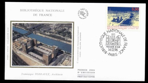 France-1996-National-Library-FDC