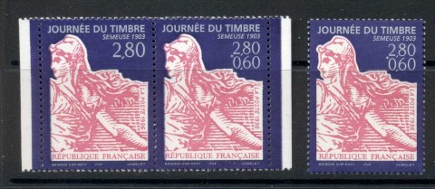 France-1996-Stamp-day-MUH