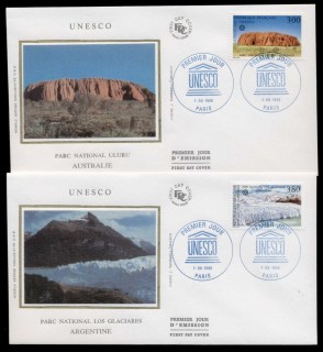 France-1996-UNESCO-2x-FDC