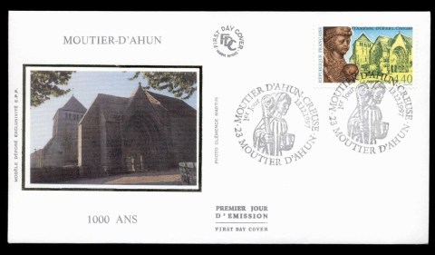 France-1997-Abbey-of-Moutier-dAhun-FDC