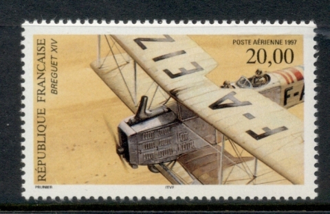 France-1997-Breguet-Plane-Perf-13x13-5-MUH