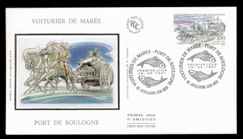 France-1997-Fresh-Fish-Merchants-of-Port-Boulogne-FDC