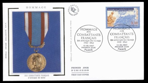 France-1997-Honouring-French-Soldiers-in-North-Africa-FDC