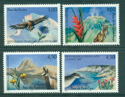 France-1997-National-Parks-MUH-lot36028