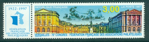 France-1997-Philatelic-Congress-Versailles-MUH-lot36030