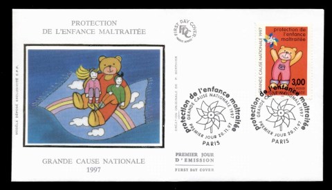 France-1997-Protection-of-Abused-Children-FDC