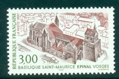 France-1997-Saint-Maurice-Basilica-MUH-lot36032