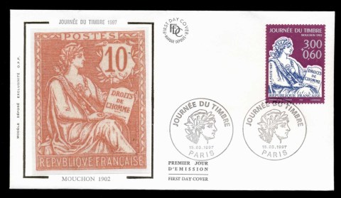 France-1997-Stamp-day-FDC