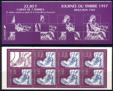 France-1997-Stamp-day-booklet-MUH