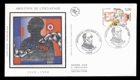 France-1998-Abolition-of-Slavery-FDC