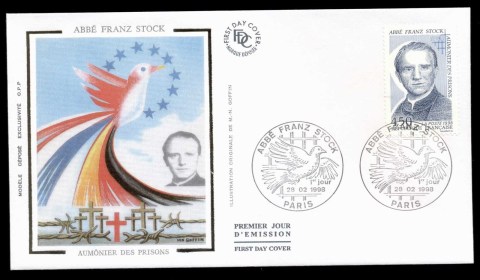 France-1998-Father-Franz-Stock-FDC