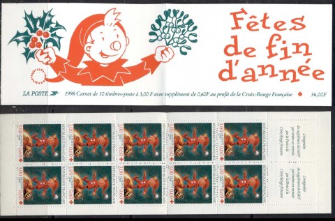 France-1998-Red-Cross-booklet-MUH