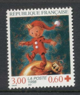 France-1998-red-Cross-Xmas-MUH