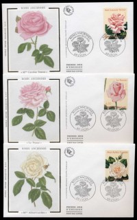 France-1999-World-Old-Roses-3x-FDC