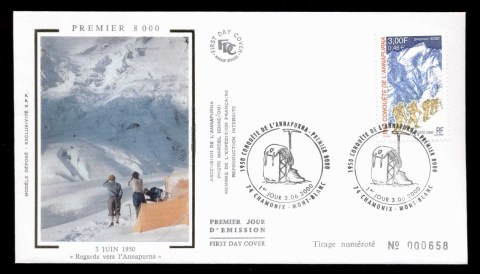 France-2000-First-Ascent-of-Annapurna-FDC