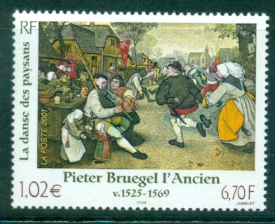 France-2001-Art-Pieter-Breughel-MUH-lot36095