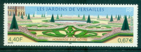 France-2001-Gardens-of-Versailles-MUH-lot36101