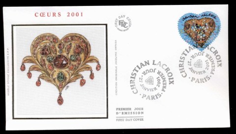 France-2001-Hearts-FDC