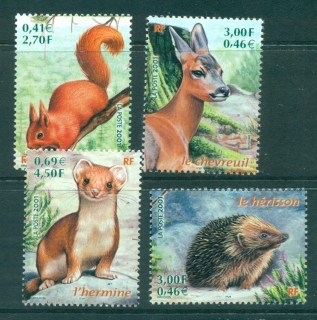 France-2001-Wildlife-MUH-lot36098