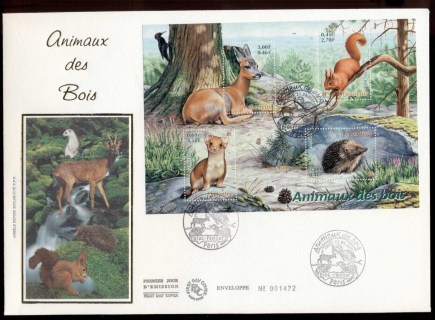 France-2001-Woodland-Animals-MS-XLFDC