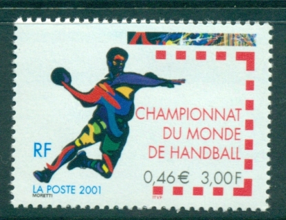 France-2001-World-Handball-Championships-MUH-lot36086