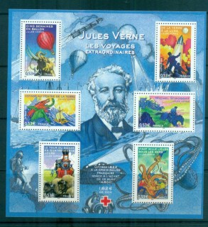 France-2005-Jules-Verne-MS-MUH-lot80125