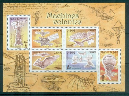 France-2006-Flying-Machines-MS-MUH-lot80172